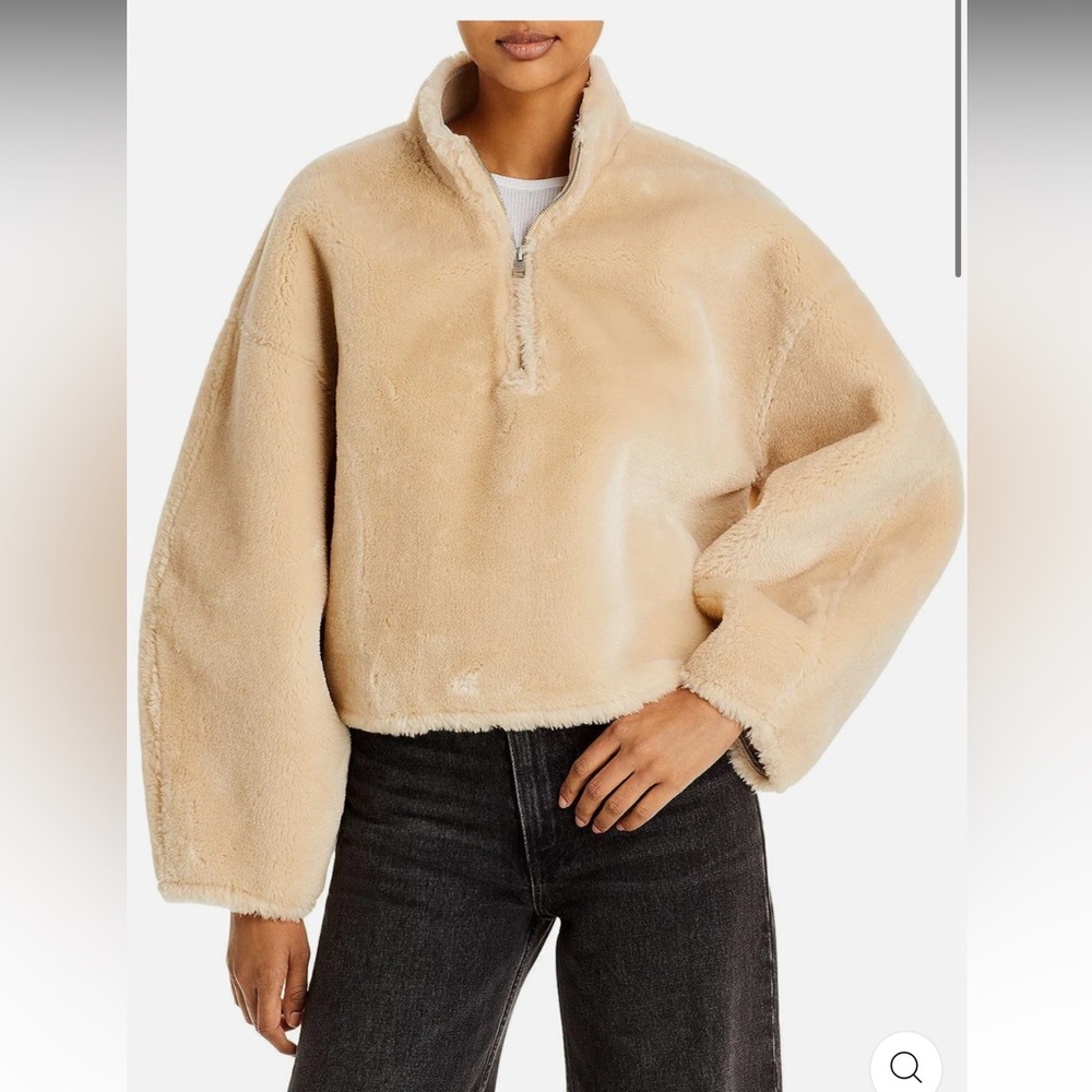 Women’s Popover Long Sleeve Faux Fur Coat